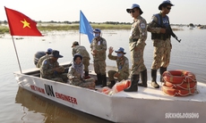 Bộ đội Việt Nam hồi sinh 2 thuyền sắt bị hỏng nặng giúp người dân Châu Phi