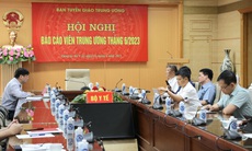 Hội nghị báo cáo viên Trung ương tháng 6/2023