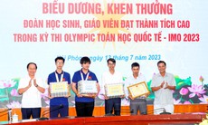 Hải Phòng thưởng lớn cho học sinh, giáo viên đoạt giải tại kỳ thi Olympic Toán quốc tế 2023