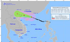 Bão số 1 tiến sát Vịnh Bắc Bộ, hoàn lưu bão bao trùm gần hết Bắc Bộ đến Nghệ An
