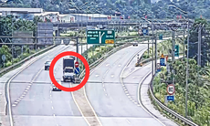 Đã tìm thấy tài xế xe tải đâm tử vong người đi bộ trên cao tốc