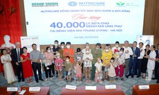 Báo Sức khoẻ & Đời sống cùng Nutricare trao tặng 40.000 ly sữa tại Bệnh viện Nhi Trung ương