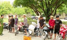 Bắt giữ nhóm thanh thiếu niên náo loạn đường phố ở Ninh Bình
