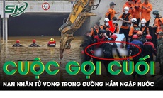 Nghẹn lòng cuộc gọi cuối cùng của nạn nhân mắc kẹt trong đường hầm ngập nước ở Hàn Quốc