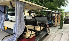 Tạm giữ nhiều xe điện hoạt động “chui” tại khu du lịch Hải Tiến