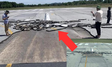Thông tin chính thức về sự cố bong tróc đường băng sân bay Vinh