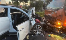 Tai nạn kinh hoàng ở Lâm Đồng, xe tải 'đấu đầu' ô tô con làm 7 người thương vong