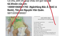 Cảnh báo bệnh viện bị giả mạo giấy tờ kêu gọi từ thiện trên facebook