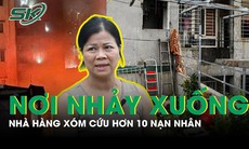Góc sân thượng nhà hàng xóm đã cứu hơn 10 người nhảy xuống trong vụ cháy chung cư mini ở Hà Nội