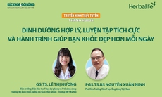 Truyền hình trực tuyến: Dinh dưỡng hợp lý, luyện tập tích cực và hành trình giúp bạn khỏe đẹp hơn mỗi ngày