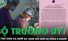 Bộ trưởng Đào Hồng Lan gửi thư khen các y bác sĩ ghép tạng hồi sinh sự sống cho 8 người