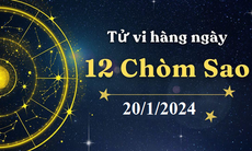 Tử vi 12 cung hoàng đạo hôm nay 20/1: Cự Giải thuận lợi, Song Ngư vui vẻ