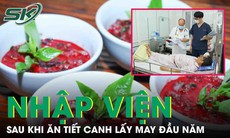 Nhập viện sau khi ăn tiết canh lấy may đầu năm mới