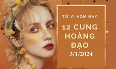 Tử vi 12 cung hoàng đạo hôm nay 3/1: Song Tử vui vẻ, Bảo Bình nỗ lực