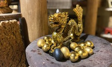 Độc đáo 1.000 tác phẩm rồng độc bản điêu khắc, dát vàng đón Tết