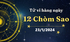 Tử vi 12 cung hoàng đạo hôm nay 23/1: Cự Giải suôn sẻ, Sư Tử khó khăn