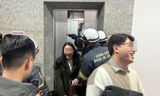 'Giải cứu' 7 người bị kẹt thang máy tại Bộ Công thương