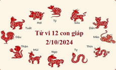 Tử vi 12 con giáp hôm nay 2/10: Mùi gặp rắc rối, Ngọ khởi sắc rực rỡ