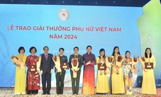 Tôn vinh 4 tập thể, 11 cá nhân xuất sắc tại Lễ trao giải thưởng Phụ nữ Việt Nam năm 2024