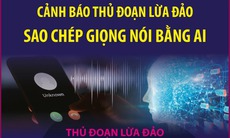 Cảnh báo thủ đoạn lừa đảo sao chép giọng nói bằng AI