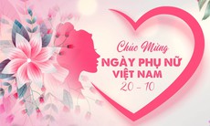 Những mẫu thiệp chúc mừng ngày Phụ nữ Việt Nam 20/10 online đẹp nhất