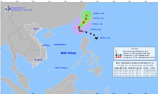 Biển Đông xuất hiện rãnh áp thấp nối với bão Krathon