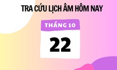 Lịch âm 22/10 - Âm lịch hôm nay 22/10 - Lịch vạn niên ngày 22/10/2024