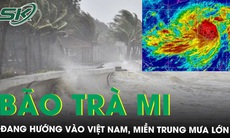 Bão Trà Mi trở thành cơn bão số 6 hướng vào Việt Nam, miền Trung mưa lớn diện rộng