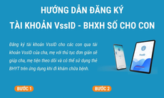 Hướng dẫn đăng ký tài khoản VssID - BHXH số cho con