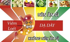 Chế độ dinh dưỡng cho người bị viêm loét dạ dày