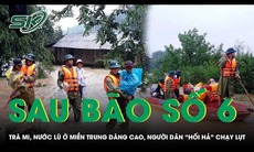 Sau bão số 6 Trà Mi, nước lũ ở miền Trung dâng cao, người dân 'hối hả' chạy lụt