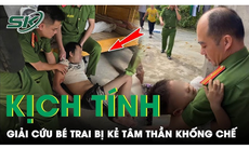 120 phút 'căng não' giải cứu bé trai bị kẻ tâm thần dùng dao khống chế, cố thủ trong phòng ở Phú Thọ