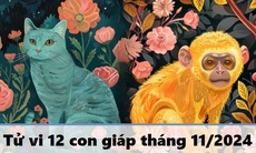 Tử vi 12 con giáp tháng 11/2024: Mão tiến triển sự nghiệp, Dậu đối mặt thách thức