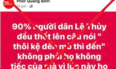 Xử lý nghiêm các trường hợp đăng tải thông tin sai sự thật về tình hình mưa lũ