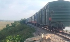 Tàu SE7 gặp sự cố trật bánh tại Hà Tĩnh