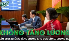 Năm 2025 không tăng lương khu vực công, lương hưu, trợ cấp BHXH, ưu đãi người có công