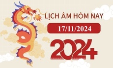 Lịch âm 17/11 - Âm lịch hôm nay 17/11 - Lịch vạn niên ngày 17/11/2024