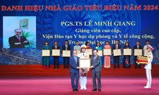 4 nhà giáo ngành Y Dược trực thuộc Bộ Y tế được tuyên dương Nhà giáo tiêu biểu năm 2024