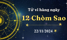 Tử vi 12 cung hoàng đạo ngày 22/11/2024 - tử vi 12 chòm sao hôm nay