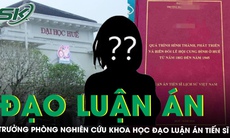 Trưởng phòng nghiên cứu khoa học ở Huế đạo 12 trang luận án tiến sĩ