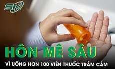 Hôn mê sâu sau khi uống hơn 100 viên thuốc trầm cảm