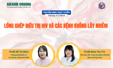 Truyền hình trực tuyến: Lồng ghép điều trị HIV và các bệnh không lây nhiễm