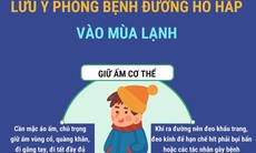 Lưu ý phòng bệnh đường hô hấp vào mùa lạnh