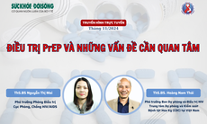 Truyền hình trực tuyến: Điều trị PrEP và những vấn đề cần quan tâm