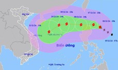 Bão số 7 giật cấp 14 sắp vào Biển Đông