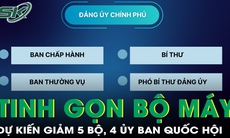 Phương án chi tiết tinh gọn bộ máy các tổ chức Đảng, Chính phủ, Quốc hội và Mặt trận