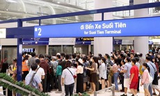 Metro Bến Thành-Suối Tiên phục vụ 150.000 lượt khách trong ngày đầu vận hành