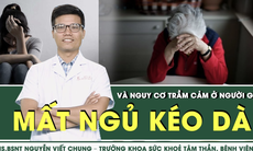 Mất ngủ kéo dài và nguy cơ trầm cảm ở người già