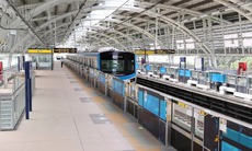 Metro số 1 Bến Thành-Suối Tiên: Một đoàn tàu phải tạm dừng để kiểm tra tín hiệu