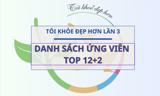 Công bố danh sách ứng viên vào chung kết trao giải cuộc thi TÔI KHỎE ĐẸP HƠN Lần 3